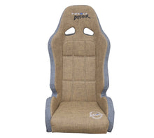 Load image into Gallery viewer, NRG Defender Seat/ Water Resistant Steel Frame Suspension - Brown w/ Gray Trim w/ Defender Logo
