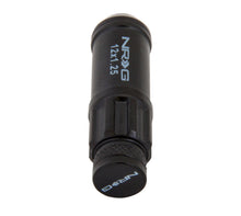 Load image into Gallery viewer, NRG 700 Series M12 X 1.25 Steel Lug Nut w/Dust Cap Cover Set 21 Pc w/Locks &amp; Lock Socket - Black
