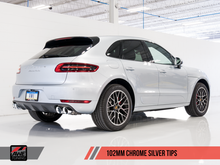Load image into Gallery viewer, AWE Tuning Porsche Macan Track Edition Exhaust System - Chrome Silver 102mm Tips
