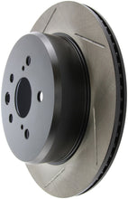 Load image into Gallery viewer, StopTech 13-14 Lexus GS300/350/400/430 Slotted Sport Rear Right Brake Rotor
