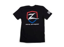 Load image into Gallery viewer, Zone Offroad Black Premium Cotton T-Shirt w/ Patriotic Zone Logos - Large
