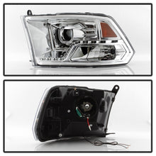Load image into Gallery viewer, xTune Dodge Ram 2009-2014 Halo LED Projector Headlights - Chrome PRO-JH-DR09-CFB-C
