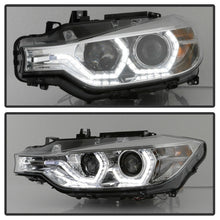 Load image into Gallery viewer, Spyder Signature BMW F30 3 Series 12-14 4DR Projector Headlights - Chrome (PRO-YD-BMWF3012-AFSHID-C)
