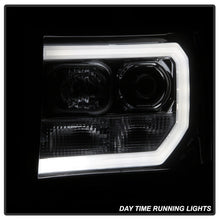 Load image into Gallery viewer, Spyder GMC Sierra 1500/2500/3500 07-13 V2 Projector Headlights - Smoke PRO-YD-GS07V2-LBDRL-SM
