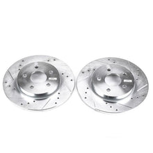 Load image into Gallery viewer, Power Stop 02-08 Jaguar X-Type Rear Evolution Drilled &amp; Slotted Rotors - Pair
