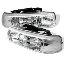 Load image into Gallery viewer, Spyder Chevy Silverado 1500/2500 99-02 Crystal Headlights Chrome HD-YD-CSIL99-C
