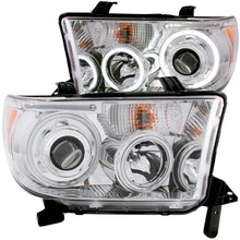 Load image into Gallery viewer, ANZO 2007-2013 Toyota Tundra Projector Headlights w/ Halo Chrome (CCFL)
