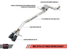 Load image into Gallery viewer, AWE Tuning Mk5 Jetta 2.0T - GLI Track Edition Exhaust - Diamond Black Tips
