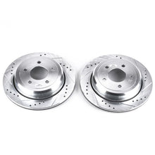 Load image into Gallery viewer, Power Stop 03-11 Ford Crown Victoria Rear Evolution Drilled &amp; Slotted Rotors - Pair
