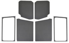 Load image into Gallery viewer, DEI 18-23 Jeep Wrangler JL 2-Door Boom Mat Complete Headliner Kit - 7 Piece - Gray Leather Look
