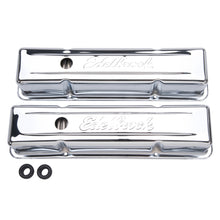 Load image into Gallery viewer, Edelbrock Valve Cover Signature Series Chevrolet 1959-1986 262-400 CI V8 Tall Chrome
