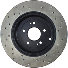 Load image into Gallery viewer, StopTech Power Slot 10-13 Hyundai Genesis Coupe Track &amp; R-Spec Rear Right Drilled Rotor
