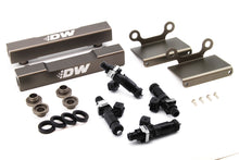 Load image into Gallery viewer, DeatschWerks 04-06 Subaru STI/LGT Side Feed to Top Feed Fuel Rail Conv Kit w/ 1200cc Injectors
