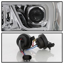 Load image into Gallery viewer, Spyder Dodge Ram 1500 06-08 V2 Projector Headlights - Light Bar DRL - Chrome (PRO-YD-DR06V2-LB-C)
