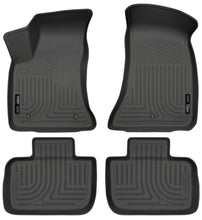 Load image into Gallery viewer, Husky Liners 11-12 Dodge Charger/Chrysler 300 WeatherBeater Combo Black Floor Liners
