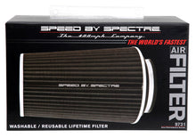 Load image into Gallery viewer, Spectre Adjustable Conical Air Filter 9-1/2in. Tall (Fits 3in. / 3-1/2in. / 4in. Tubes) - Black
