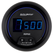 Load image into Gallery viewer, Autometer Cobalt Digital 85.7mm Black In-Dash Tachometer
