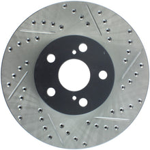 Load image into Gallery viewer, StopTech 03-08 Pontiac Vibe / 05-09 Scion tc Left Front Slotted &amp; Drilled Rotor
