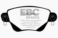 Load image into Gallery viewer, EBC 01-04 Jaguar X-Type 2.5 Redstuff Rear Brake Pads
