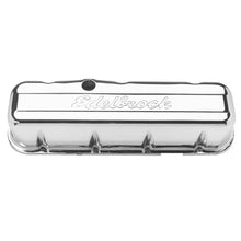 Load image into Gallery viewer, Edelbrock Valve Cover Signature Series Chevrolet 1965 and Later 396-502 V8 Chrome
