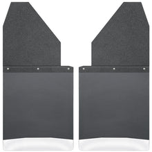 Load image into Gallery viewer, Husky Liners Universal 14in W Black Top Stainless Steel Weight Kick Back Mud Flaps
