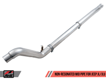 Load image into Gallery viewer, AWE Tuning 2018+ Jeep Wrangler JL/JLU 3.6L Non-Resonated Mid Pipe
