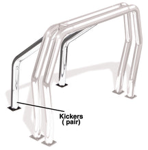 Load image into Gallery viewer, Go Rhino RHINO Bed Bar - Kickers - Chrome
