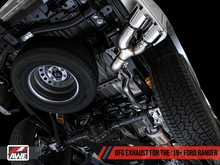 Load image into Gallery viewer, AWE Tuning 2019+ Ford Ranger 0FG Performance Exhaust System w/Chrome Silver Tips &amp; Bash Guard
