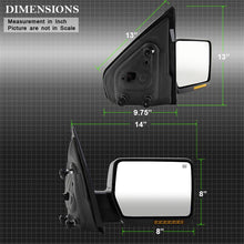 Load image into Gallery viewer, Xtune Ford F150 04-06 Power Heated Amber LED Signal OE Mirror Right MIR-03348AEBH-P-R
