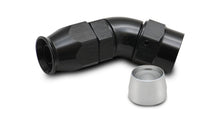 Load image into Gallery viewer, Vibrant 1 Piece PFTE Hose End -16 AN 45 Degree
