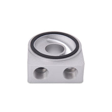 Load image into Gallery viewer, Mishimoto Silver M20 Oil Sandwich Plate
