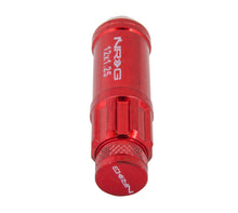 Load image into Gallery viewer, NRG 700 Series M12 X 1.25 Steel Lug Nut w/Dust Cap Cover Set 21 Pc w/Locks &amp; Lock Socket - Red
