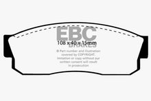 Load image into Gallery viewer, EBC 83-86 Nissan Pulsar 1.5 Turbo Greenstuff Front Brake Pads
