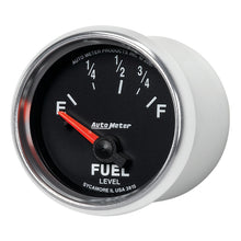 Load image into Gallery viewer, AutoMeter Gauge Fuel Level 2-1/16in. 73 Ohm(e) to 10 Ohm(f) Elec Gs
