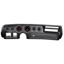 Load image into Gallery viewer, Autometer Designer Black 70-72 Chevelle/ El Camino/ Malibu Dash Kit 6pc Tach/MPH/Fuel/Oil/WTMP/Volt

