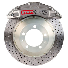 Load image into Gallery viewer, StopTech 08-13 Toyota Land Cruiser Front BBK w/Trophy Anodized ST-65 Calipers Drilled 380x35mm Rotor
