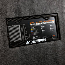 Load image into Gallery viewer, Mishimoto Universal Carbon Fiber Intercooler - Gloss Tanks - 450mm Silver Core - C-Flow - BL V-Band
