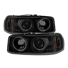 Load image into Gallery viewer, Spyder GMC Sierra 1500/2500 99-06 Projector Headlights CCFL Halo LED Blk Smke PRO-YD-CDE00-CCFL-BSM
