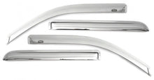 Load image into Gallery viewer, AVS 20-22 Chevrolet Silverado 1500 LTD Ext. Cab/DC F&amp;R Ventvisor Window Deflectors 4pc - Chrome

