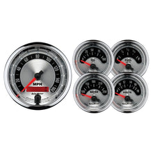 Load image into Gallery viewer, Autometer American Muscle Kit Box - Elec Speedo/Elec  Oil Pressure/Water Temp/Volt/Fuel Level
