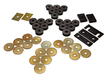 Load image into Gallery viewer, Energy Suspension 55-57 Chevy Full Size Convertible ONLY (Belair/Caprice/Impala) Blk Body Mount Set
