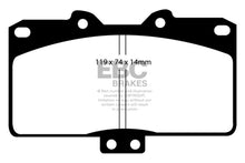 Load image into Gallery viewer, EBC 91-93 Dodge Stealth 3.0 4WD Yellowstuff Front Brake Pads
