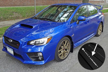 Load image into Gallery viewer, Rally Armor 15-21 Subaru WRX/STI (Sedan ONLY) Black UR Mud Flap w/ White Logo
