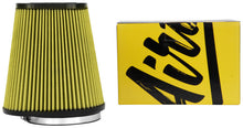 Load image into Gallery viewer, Airaid Universal Air Filter - Cone 6in FLG x 9-1/2x7-1/2in B x 6-3/8x3-3/4in Tx9-1/2in H Synthamax
