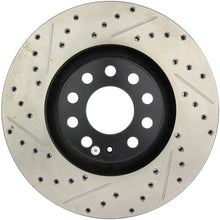 Load image into Gallery viewer, StopTech 05-06 Audi A4 Quattro/ 02-04 A6 Quattro / 99-02 S4 Front Right Slotted &amp; Drilled Rotor
