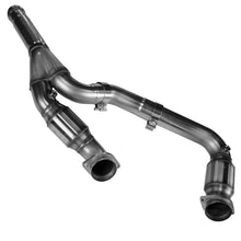 Load image into Gallery viewer, Kooks 14+ GM 1500 Series Truck 5.3L 3in x OEM Out Cat SS Y Pipe Kooks HDR Req
