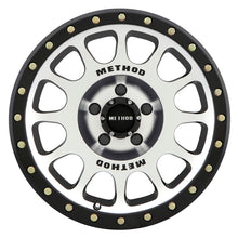 Load image into Gallery viewer, Method MR305 NV 16x8 0mm Offset 5x4.5 83mm CB Machined/Black Street Loc Wheel
