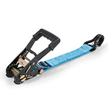 Load image into Gallery viewer, Mishimoto Vehicle Ratchet Tie-Down Kit (4 pack) Blue
