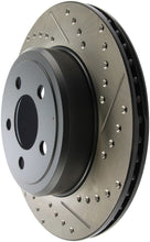 Load image into Gallery viewer, StopTech 05-09 Chrysler 300 (5.7L V8 exc SRT-8) Rear Left Slotted &amp; Drilled Rotor
