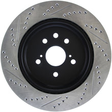 Load image into Gallery viewer, StopTech Slotted &amp; Drilled Sport Brake Rotor Left Rear 13-14 Lexus GS300/350/400/430
